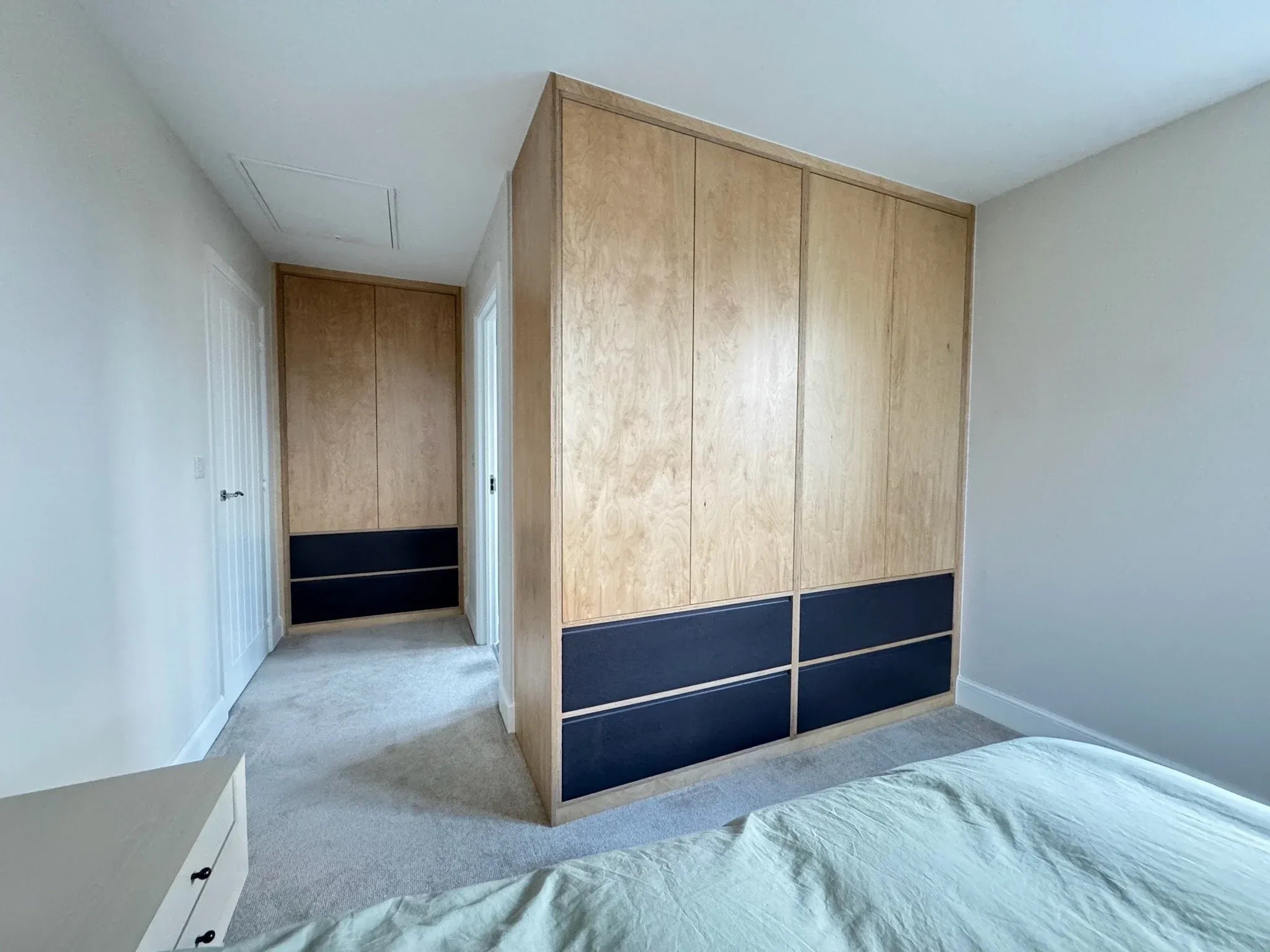 Birch Ply Wardrobes, Seagull Bespoke Interiors