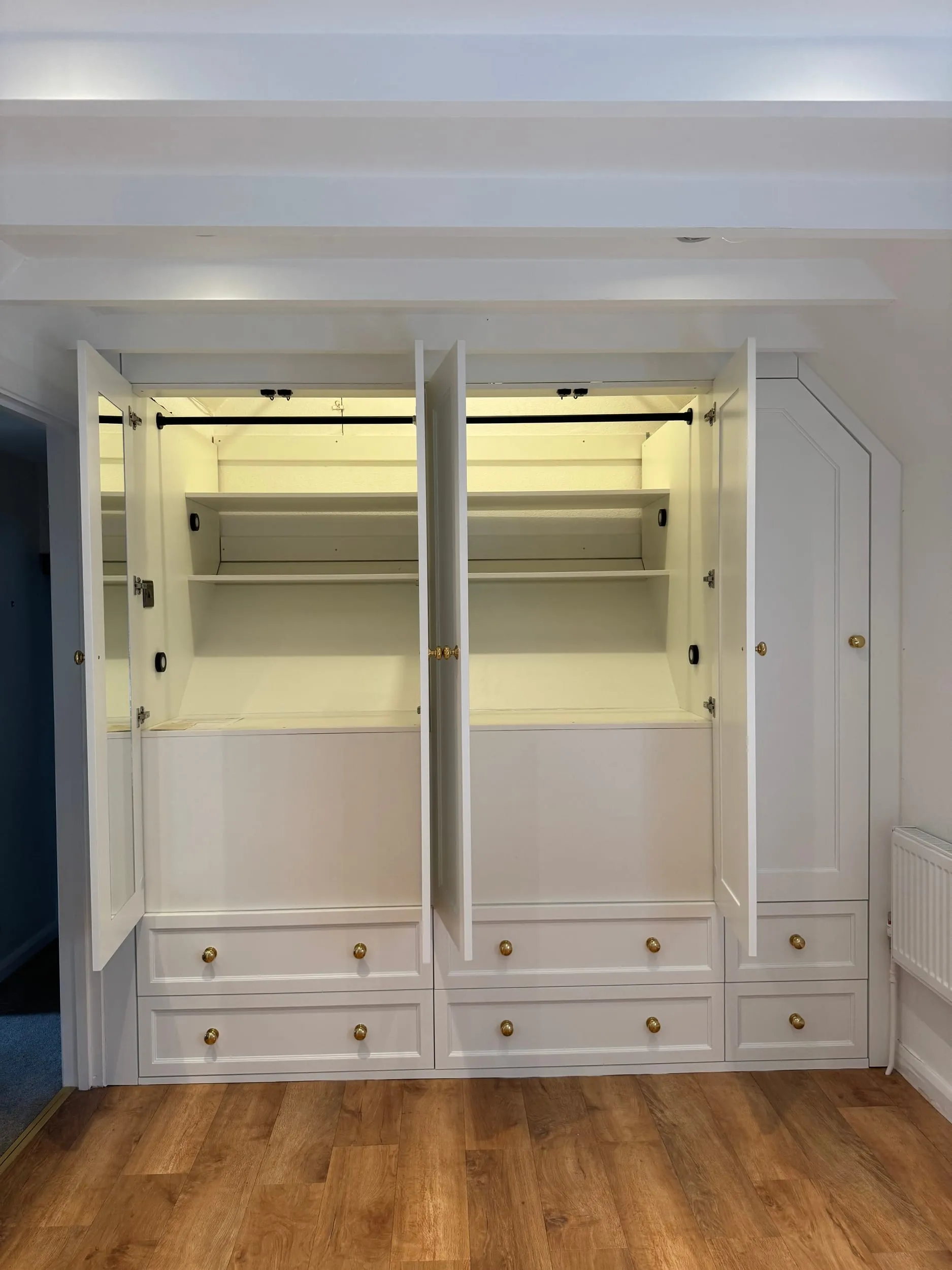 Fitted Eaves Wardrobes, Seagull Bespoke Interiors