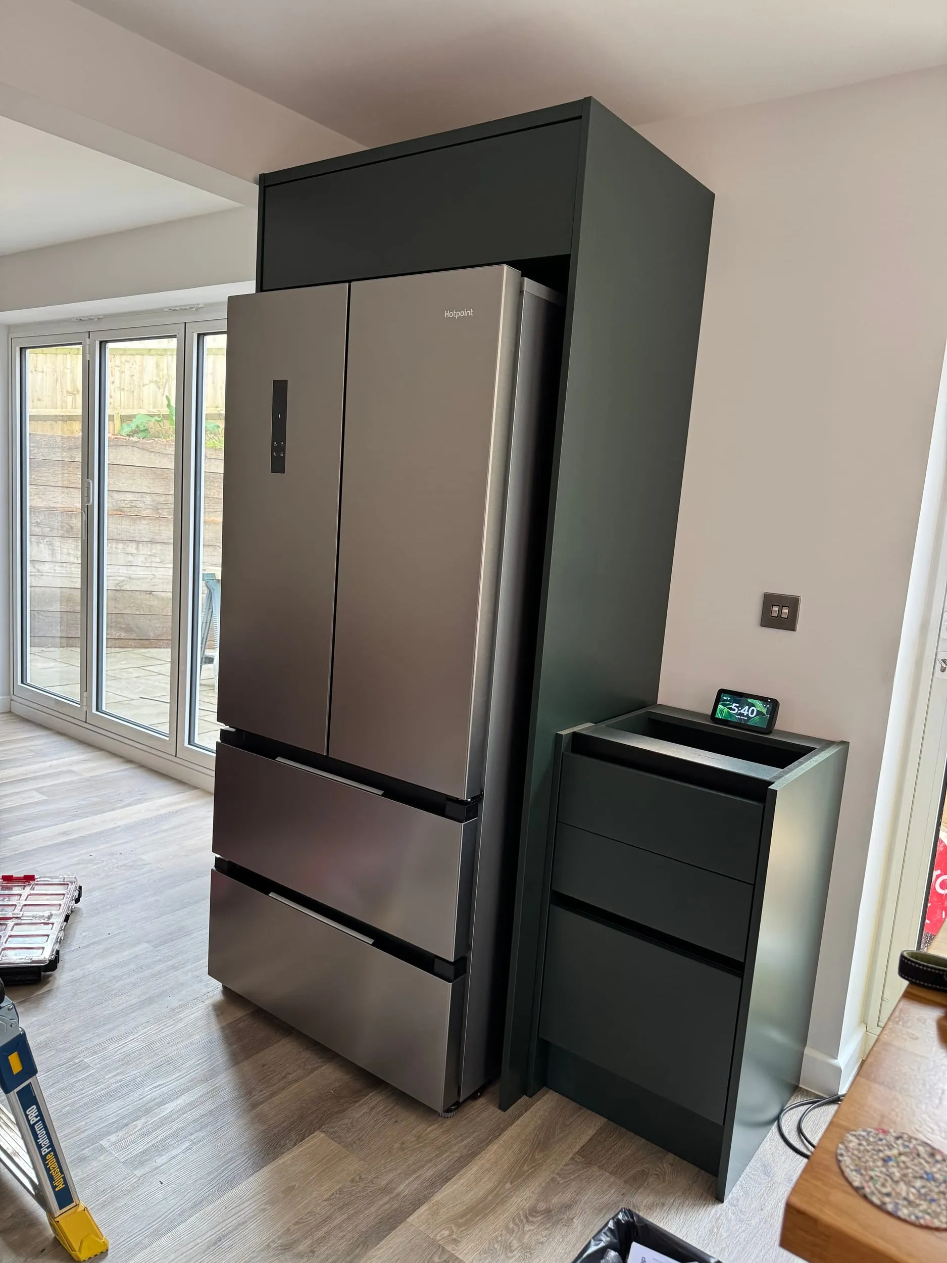Green Kitchen Respray and New Cabinetry, Seagull Bespoke Interiors