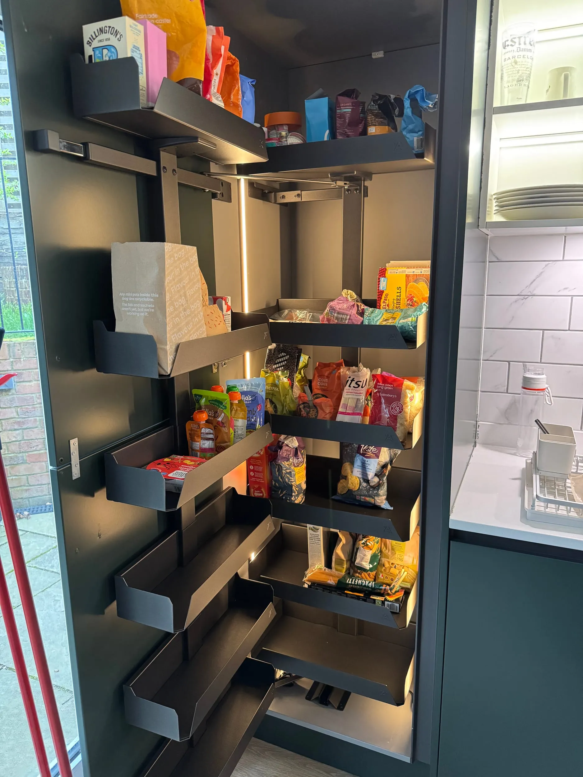 Green Kitchen Respray and New Cabinetry, Seagull Bespoke Interiors