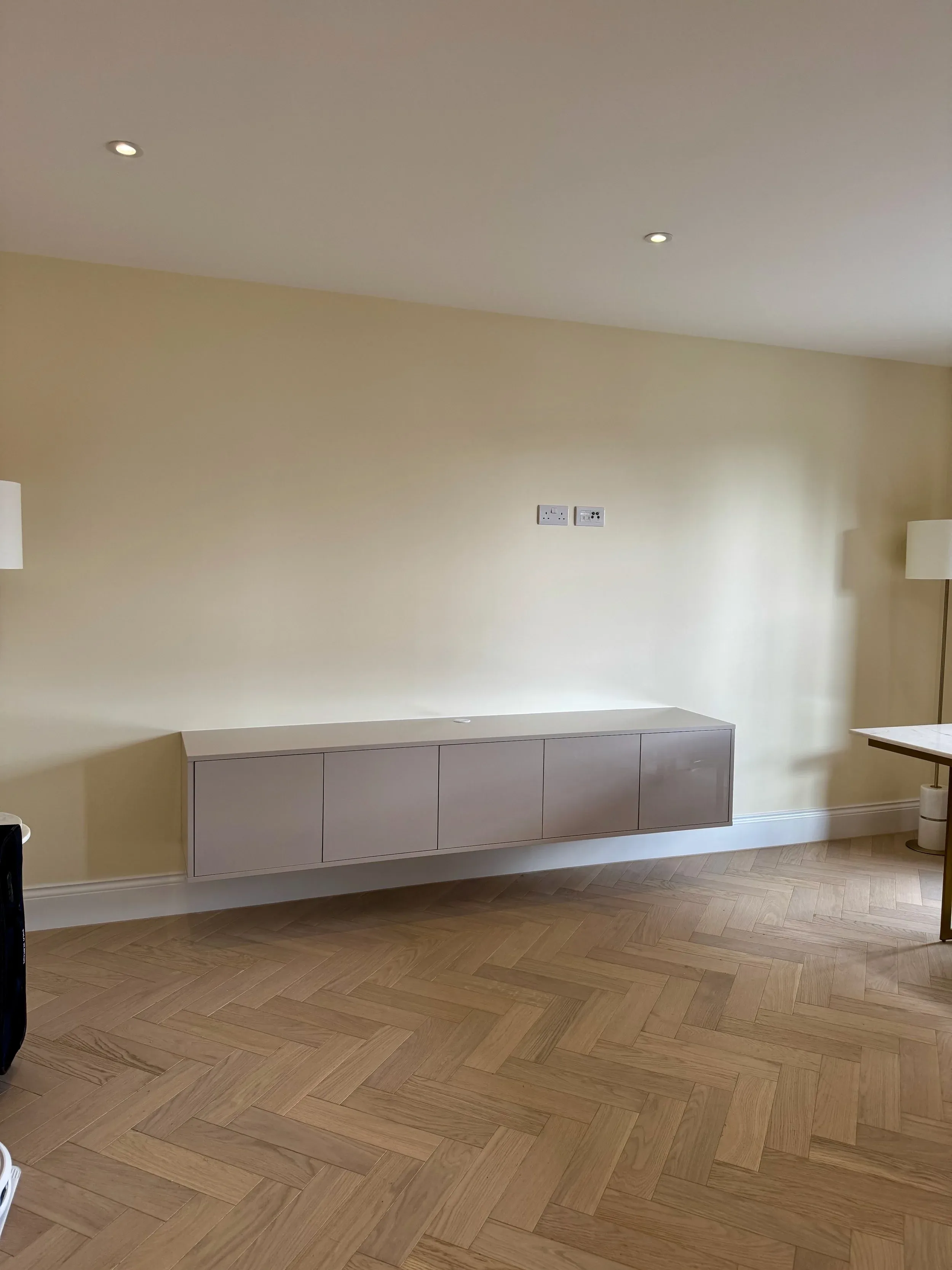 Modern Wardrobe & Floating TV Unit, Seagull Bespoke Interiors