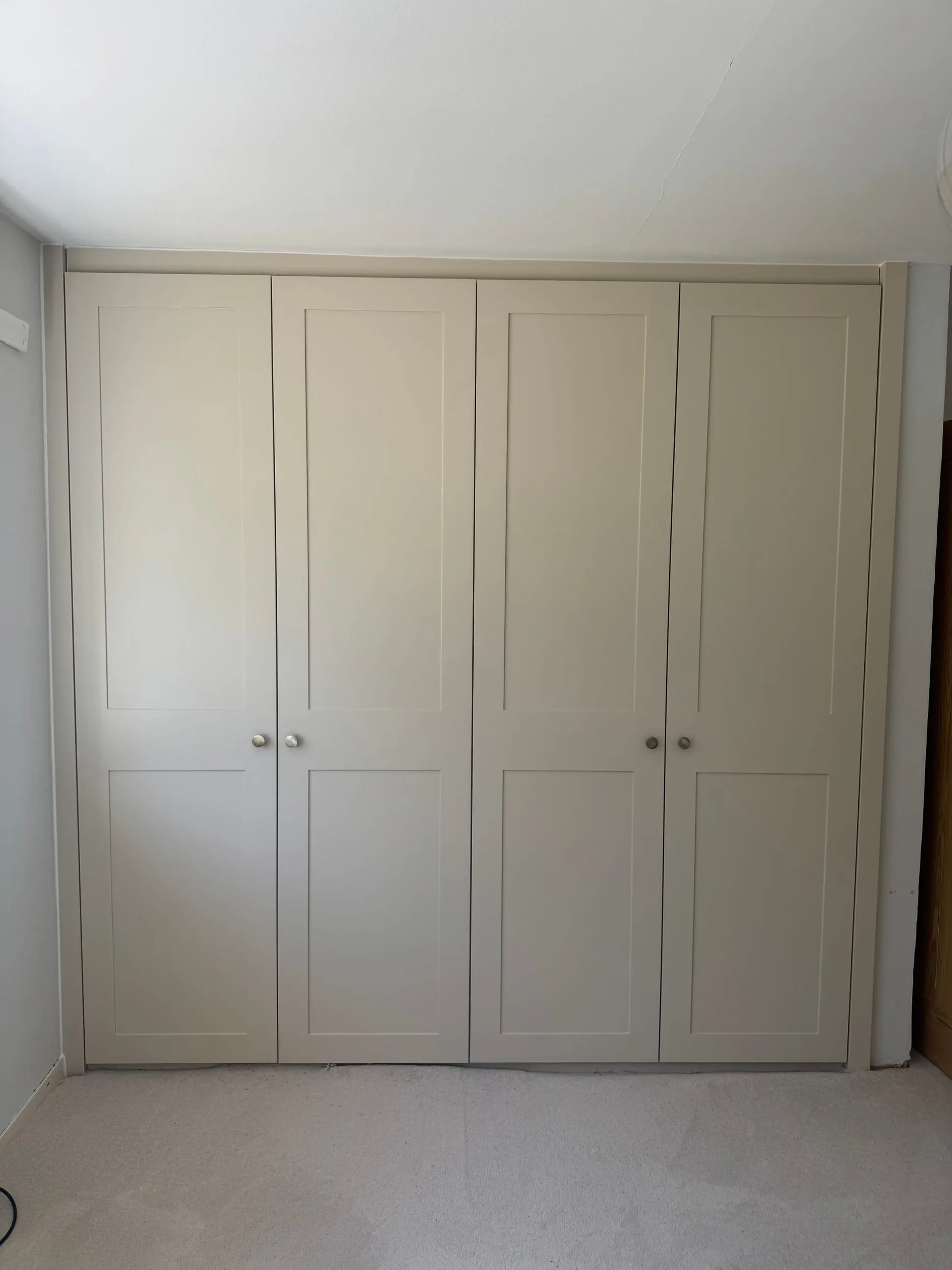 Painted Shaker Wardrobes, Seagull Bespoke Interiors