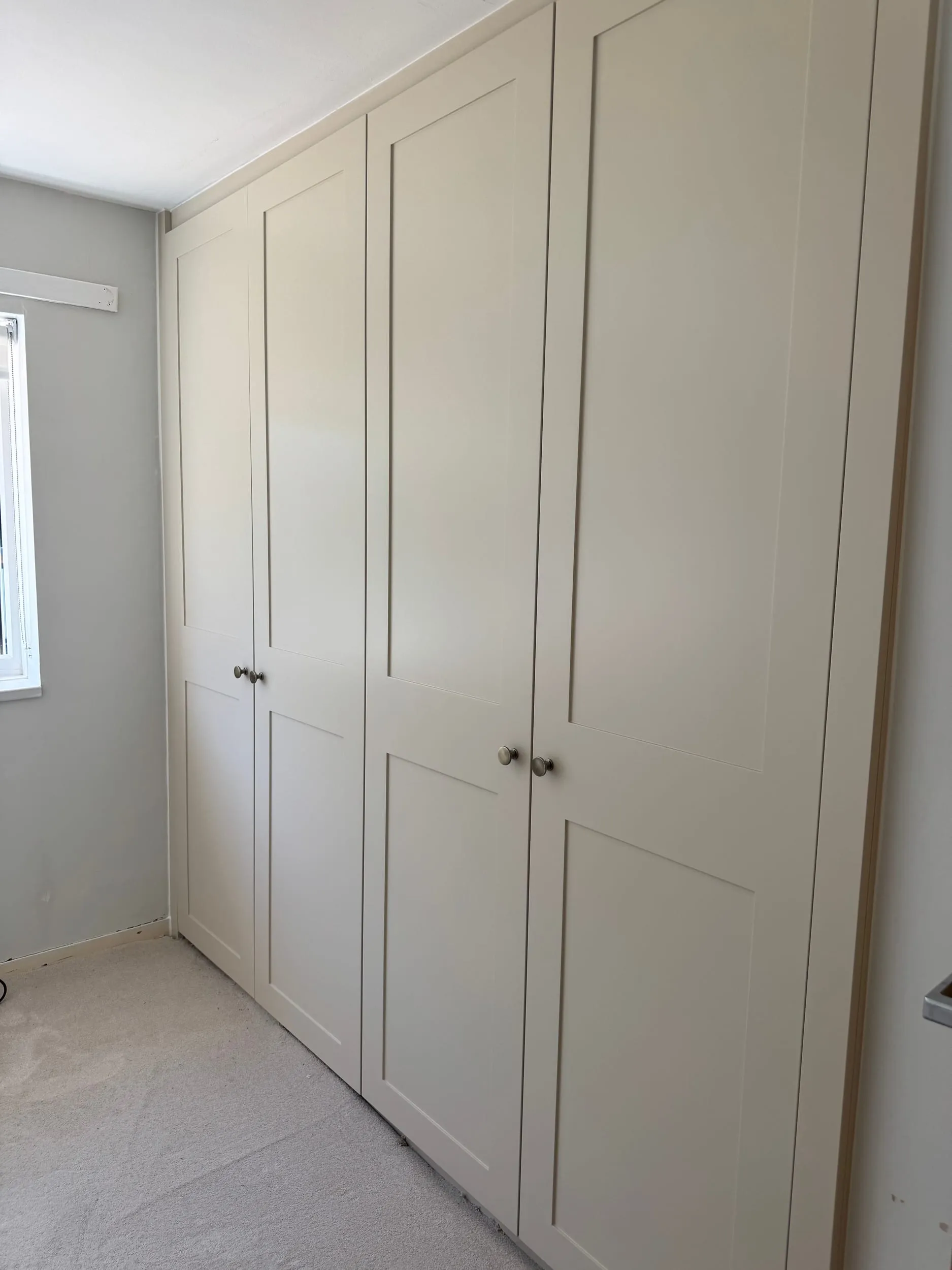 Painted Shaker Wardrobes, Seagull Bespoke Interiors